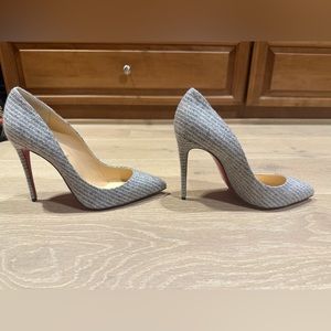 Christian louboutin Kate heel, 100mm.